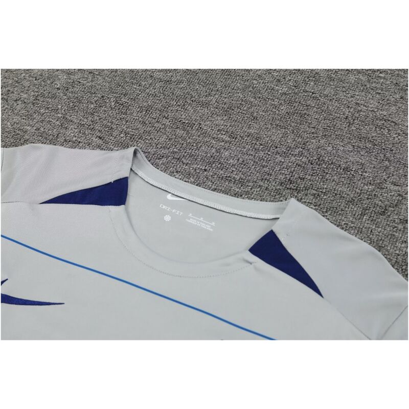 Mens Barcelona Short Training Suit Grey 2023/24
