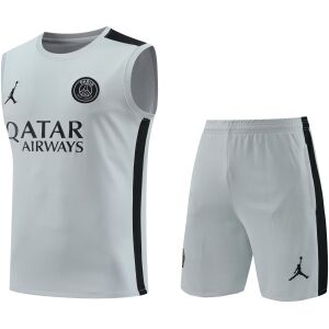 Mens PSG x Jordan Singlet Suit Grey 2023/24