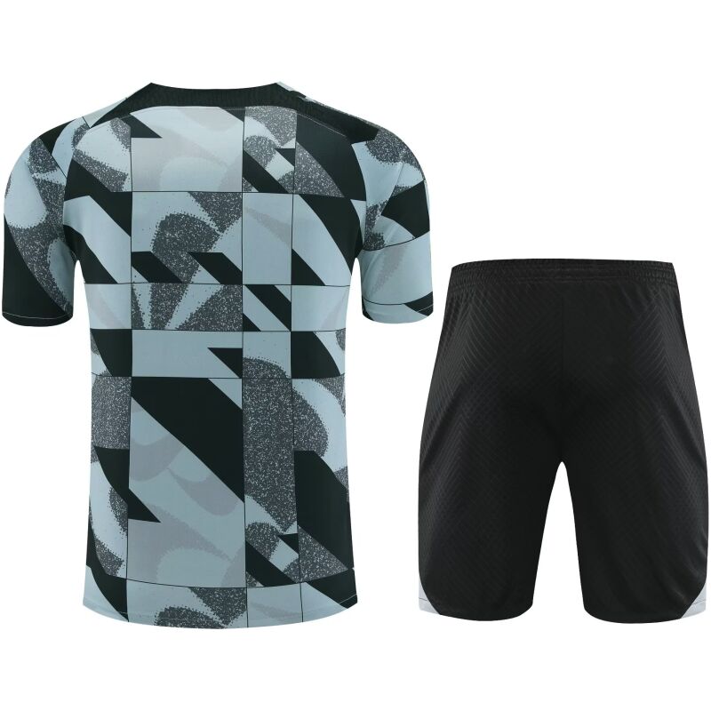 Mens Chelsea Short Training Suit Grey 2023/24