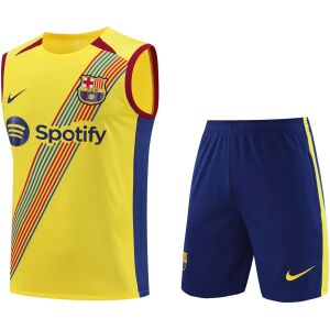 Mens Barcelona Singlet Suit Yellow 2023/24