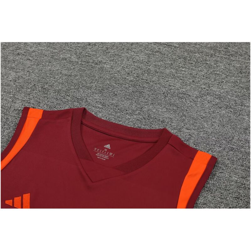 Mens Manchester United Singlet Suit Burgundy 2023/24