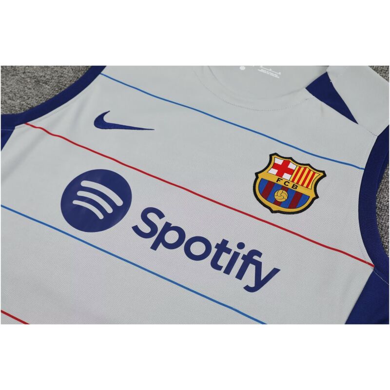 Mens Barcelona Singlet Suit Grey 2023/24