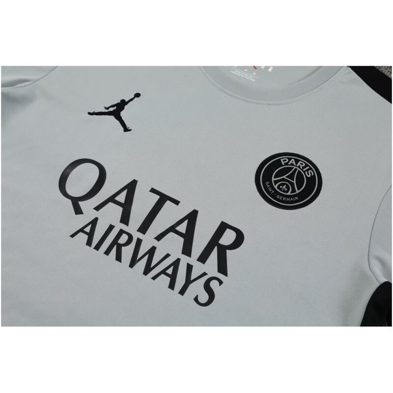 Mens PSG x Jordan Short Training Suit Grey 2023/24