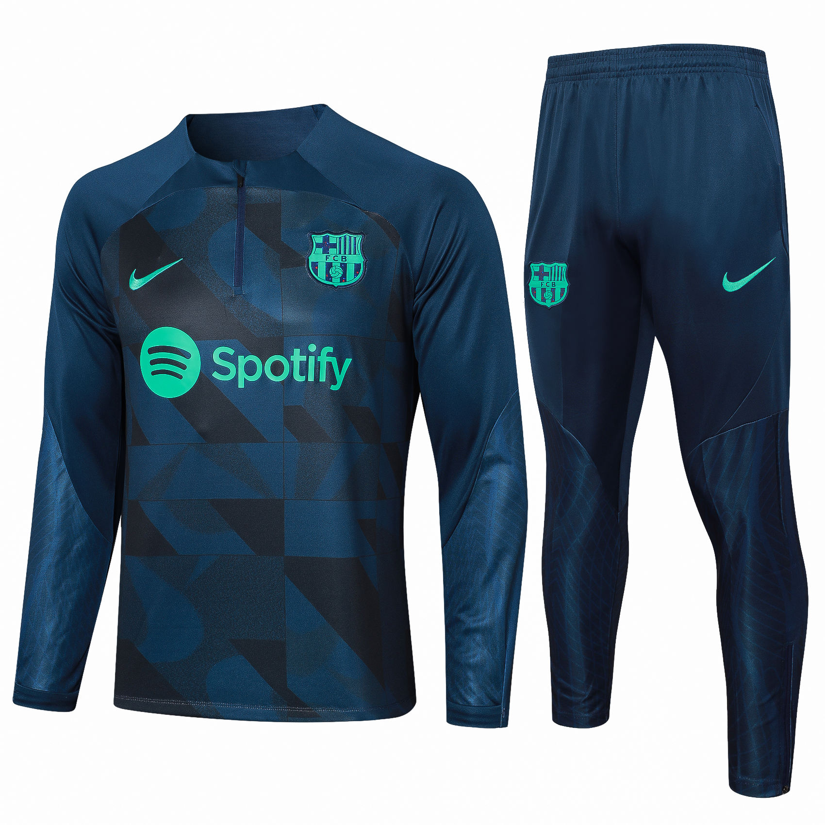 Mens Barcelona Training Suit Royal 2023/24
