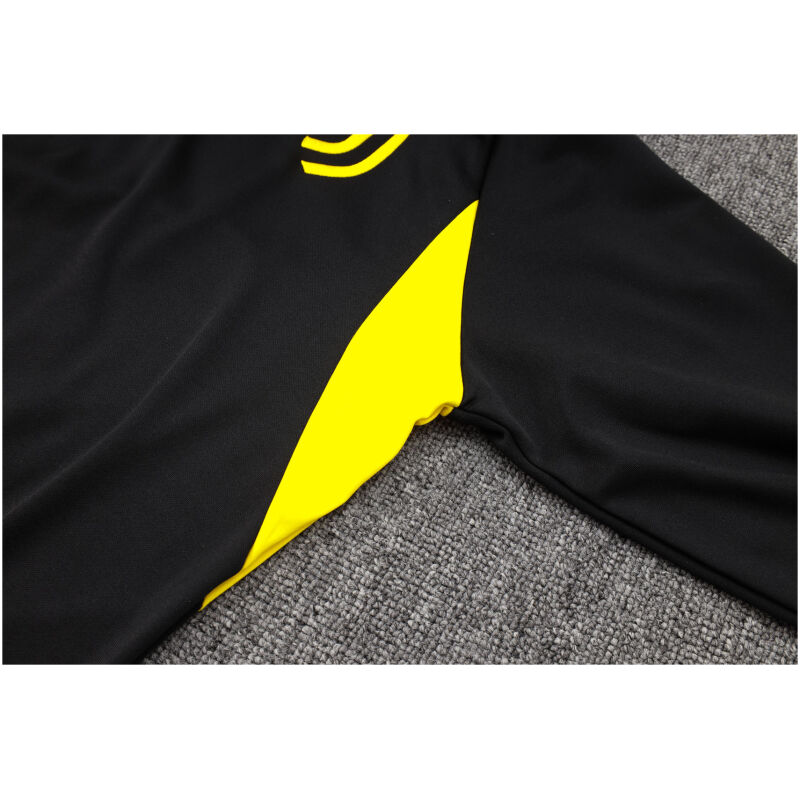 Mens Juventus Hoodie Sweatshirt Black 2023/24