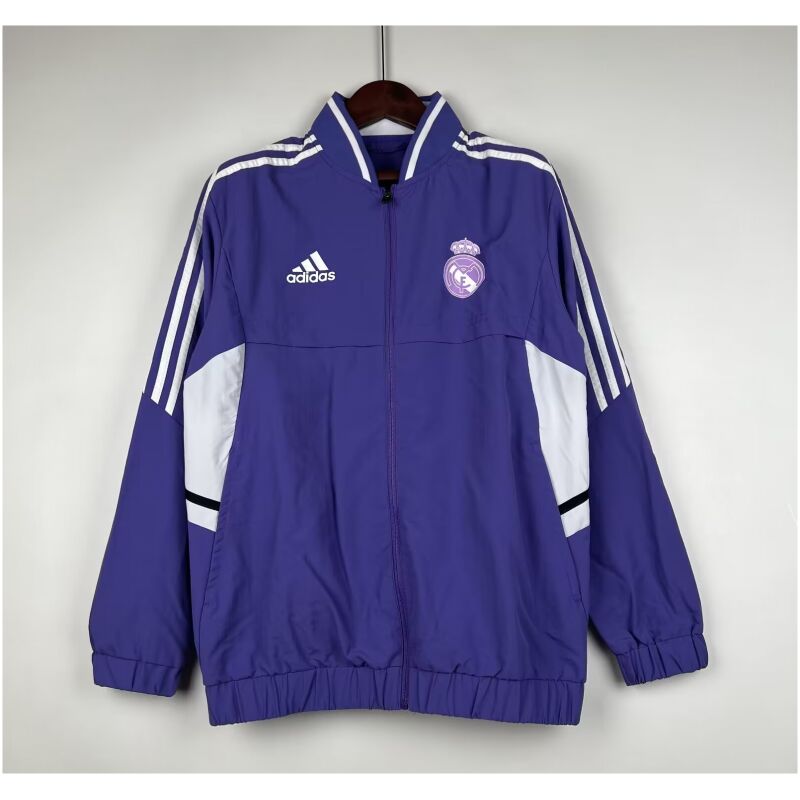 Mens Real Madrid All Weather Windrunner Jacket Purple 2023/24