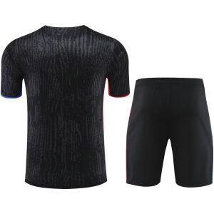 Mens PSG Short Training Suit Black II 2023/24