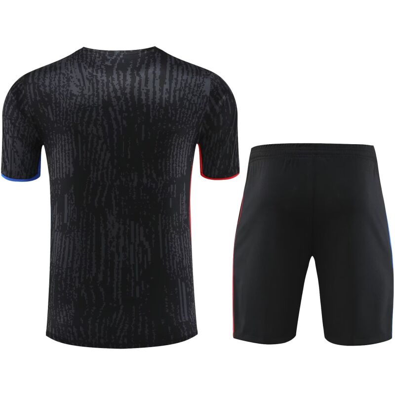 Mens PSG Short Training Suit Black II 2023/24