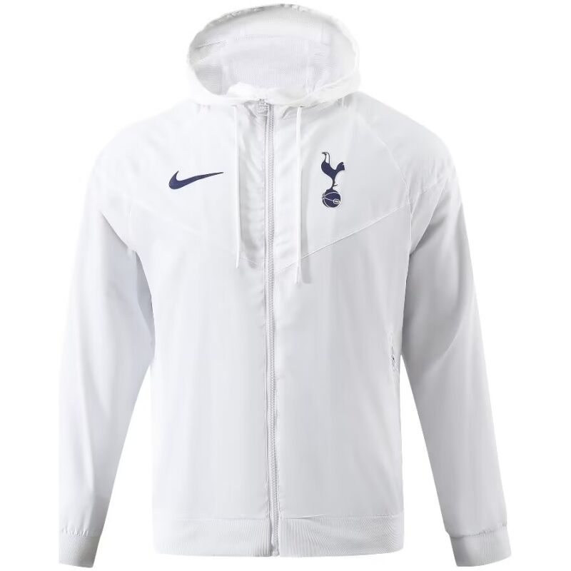 Mens Tottenham Hotspur All Weather Windrunner Jacket White 2023/24