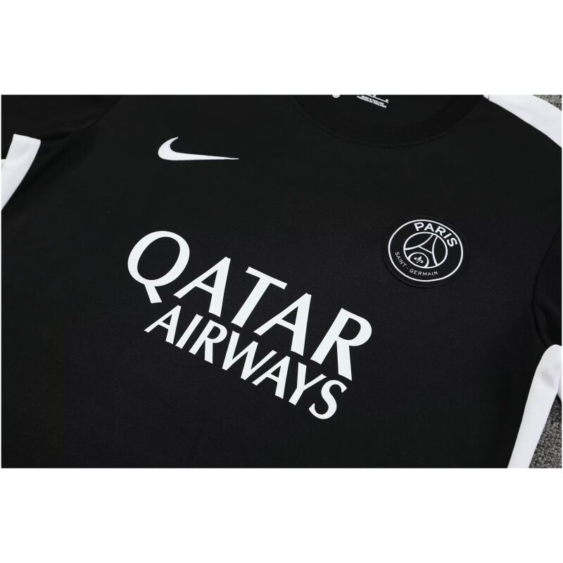 Mens PSG Short Training Suit Black 2023/24