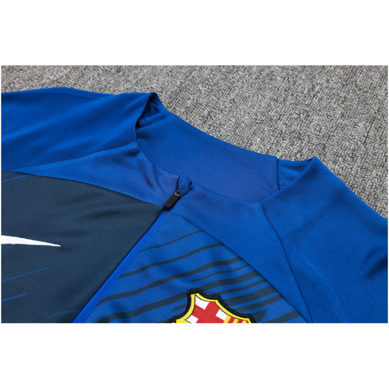 Mens Barcelona Training Suit Blue 2023/24