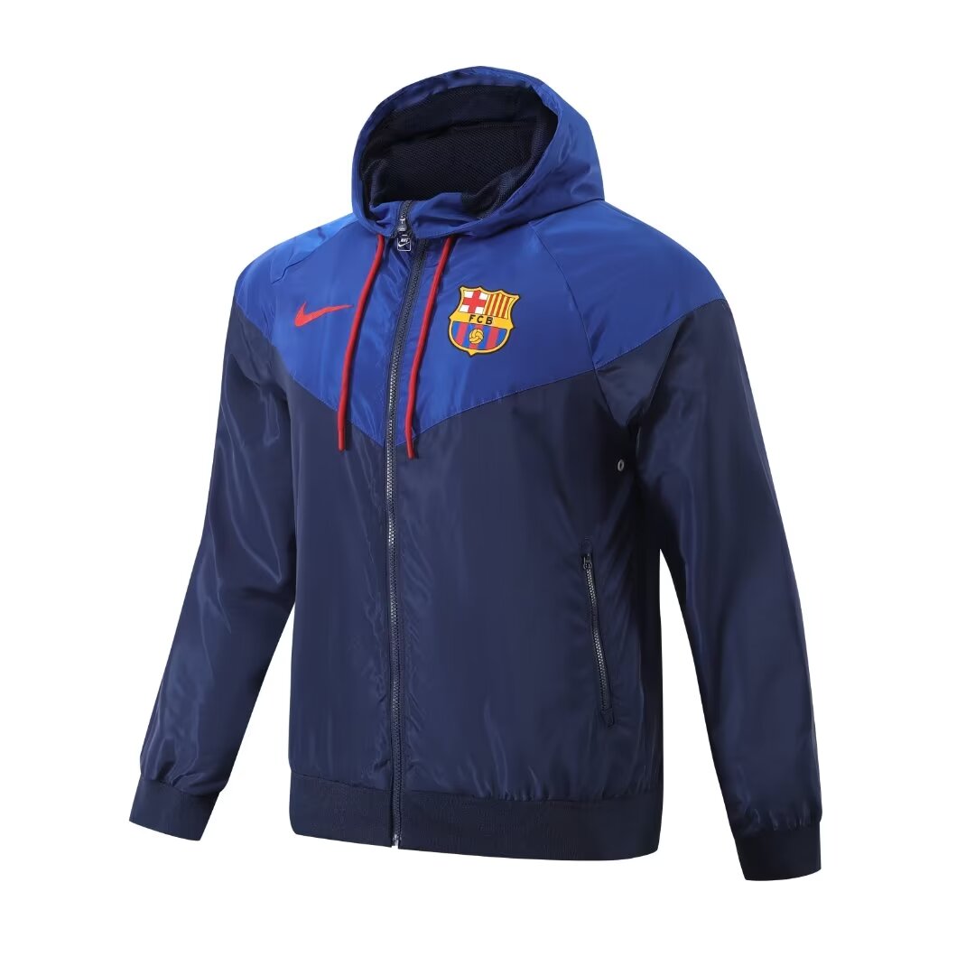 Mens Barcelona All Weather Windrunner Jacket Navy 2023/24
