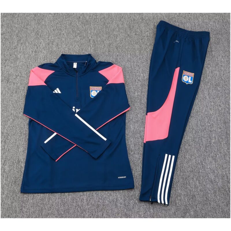 Mens Olympique Lyonnais Training Suit Royal 2023/24