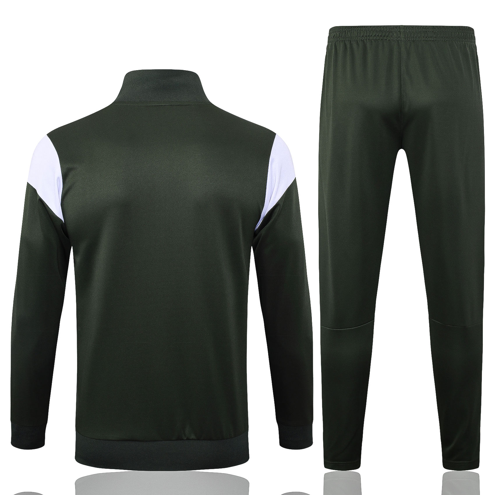 Mens Manchester City Jacket + Pants Training Suit Dark Green 2023/24