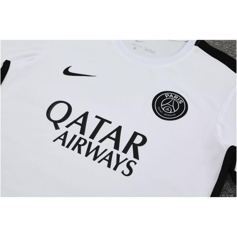 Mens PSG Short Training Suit White II 2023/24