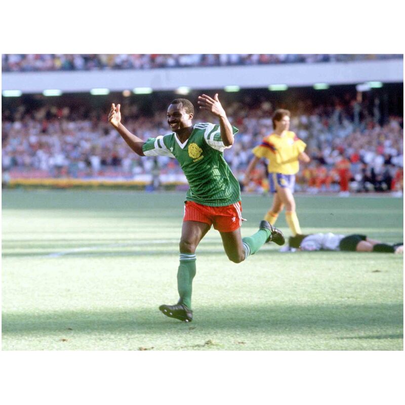 Mens Cameroun Retro Home Jersey 1990