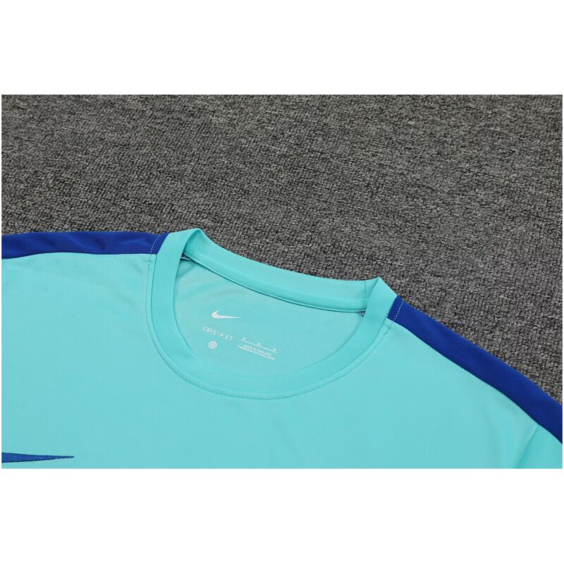 Mens Barcelona Short Training Suit Turquoise 2023/24