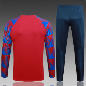 Kids Barcelona Training Suit Red 2023/24