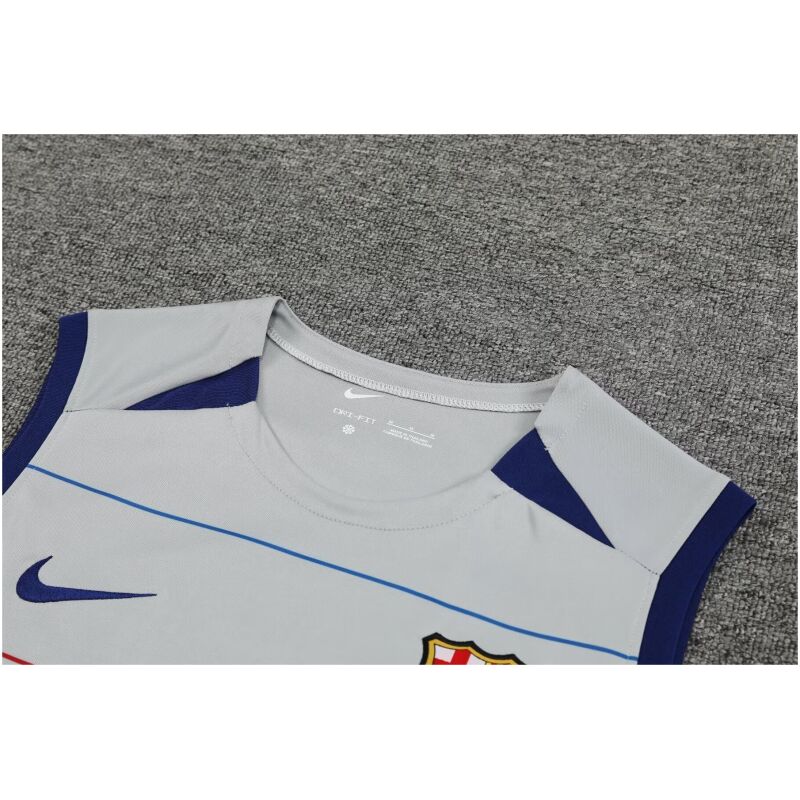 Mens Barcelona Singlet Suit Grey 2023/24