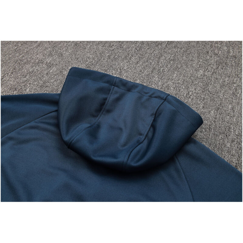 Mens PSG Hoodie Sweatshirt Royal 2023/24