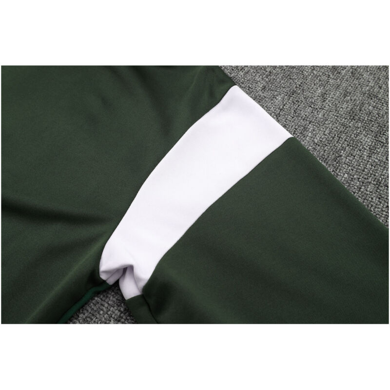 Mens Manchester City Jacket + Pants Training Suit Dark Green 2023/24