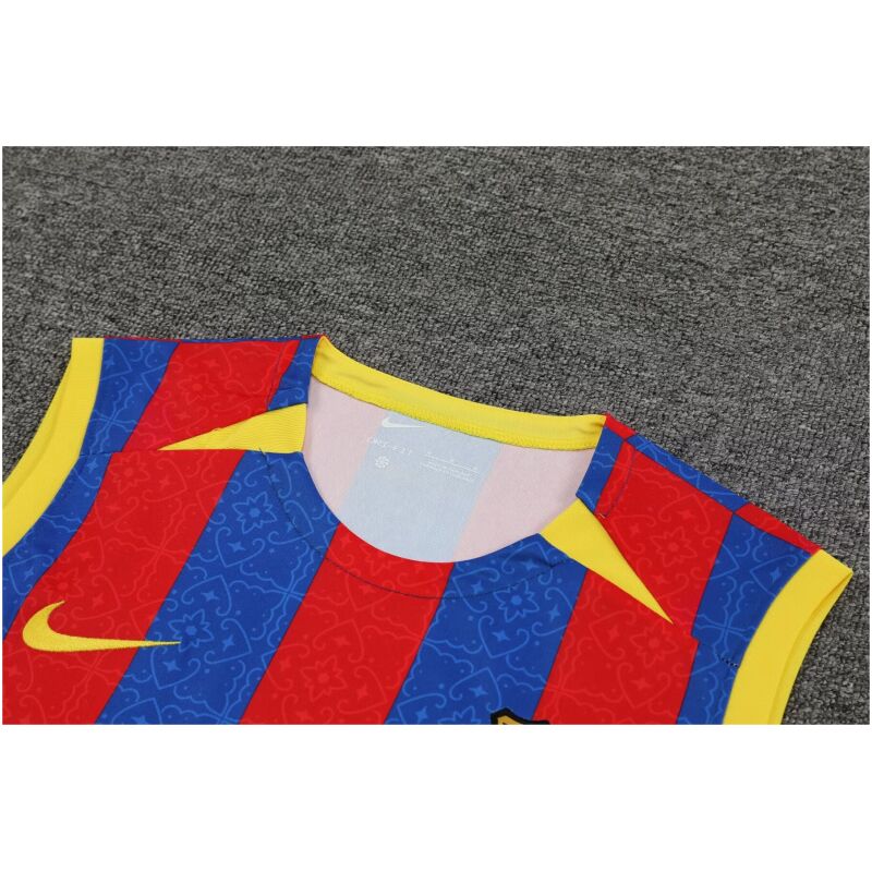 Mens Barcelona Singlet Suit Blue – Red 2023/24