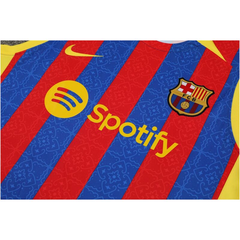 Mens Barcelona Singlet Suit Blue – Red 2023/24