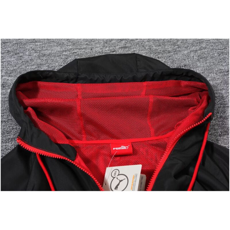 Mens AC Milan All Weather Windrunner Jacket Red 2023/24
