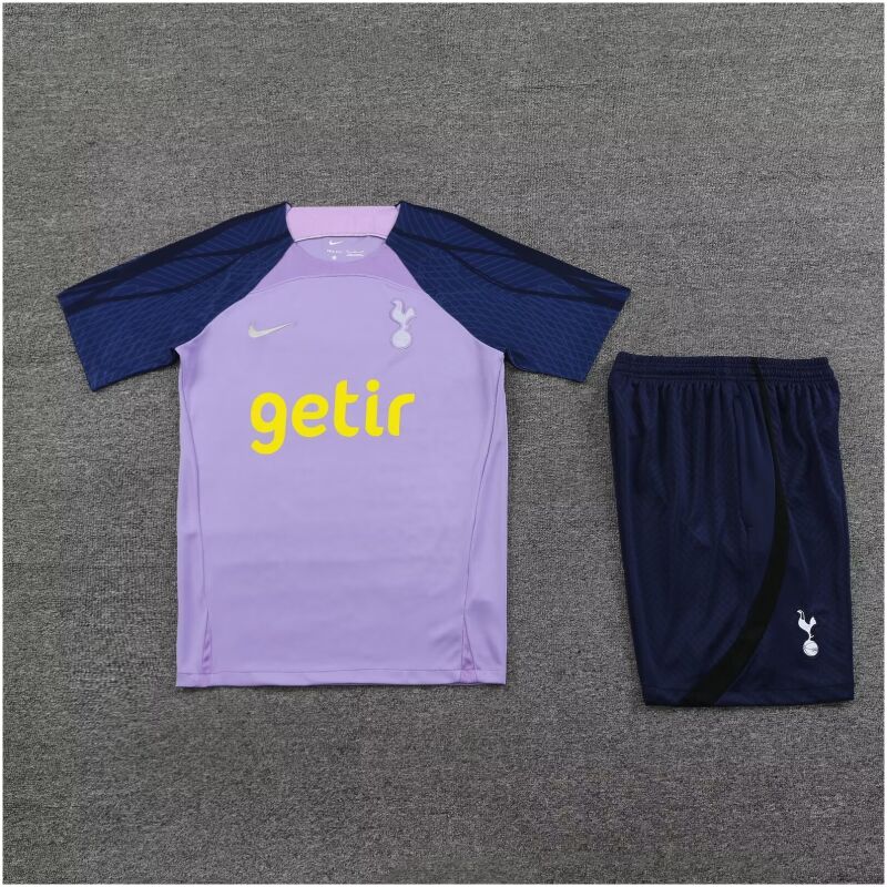 Herren Tottenham Hotspur Kurzer Trainingsanzug Violett 2023/24