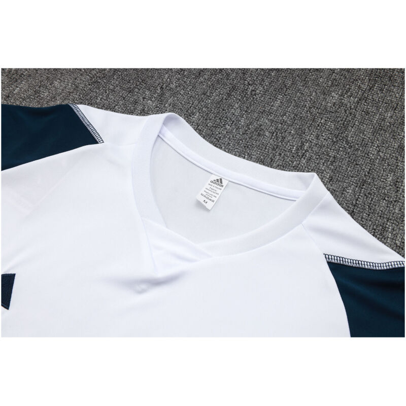 Mens Real Madrid Short Training Jersey White 2023/24