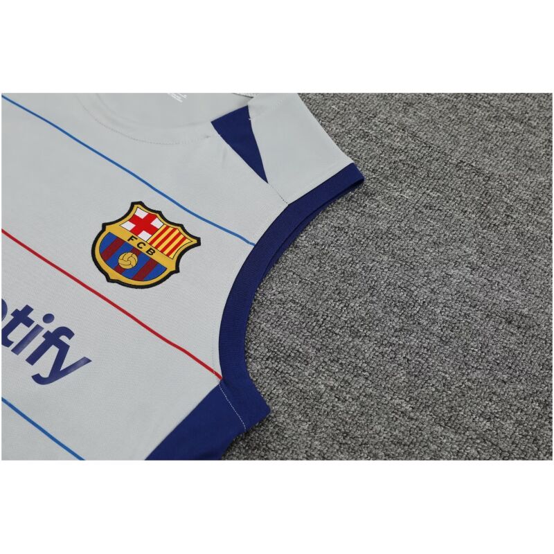 Mens Barcelona Singlet Suit Grey 2023/24