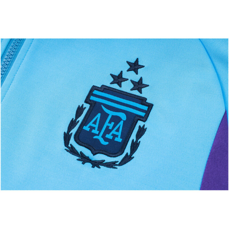 Herren Argentinien Hoodie Sweatshirt Blau 2024