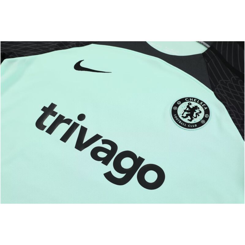 Mens Chelsea Short Training Suit Green 2023/24