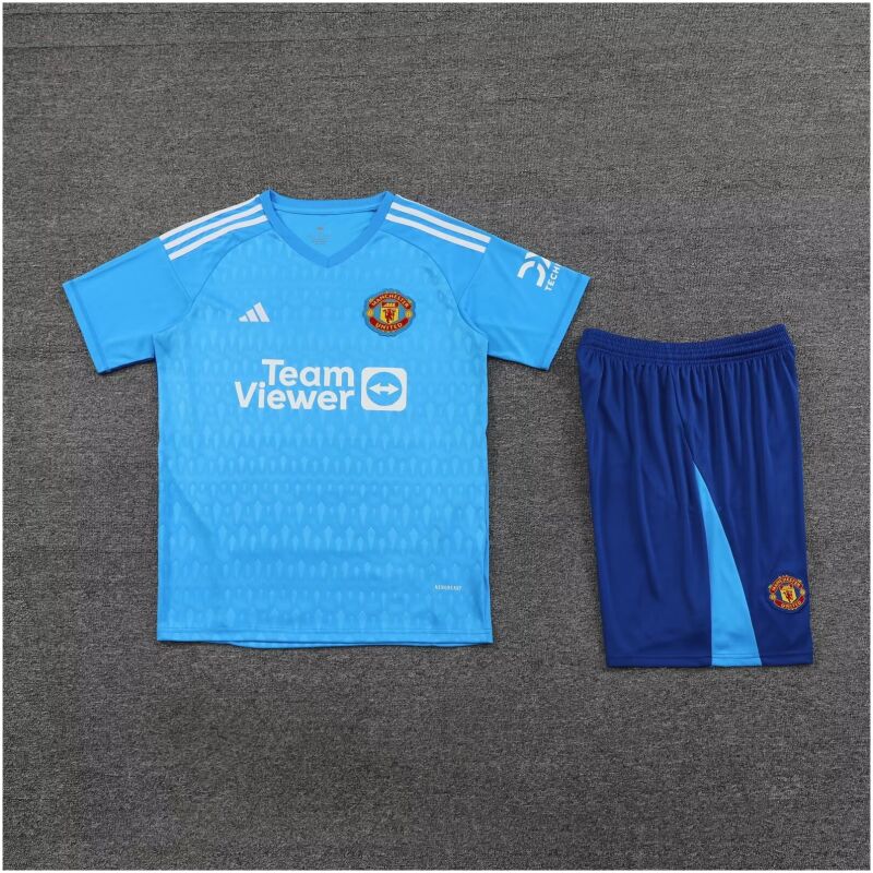 Mens Manchester United Goalkeeper Blue Suit 2023/24