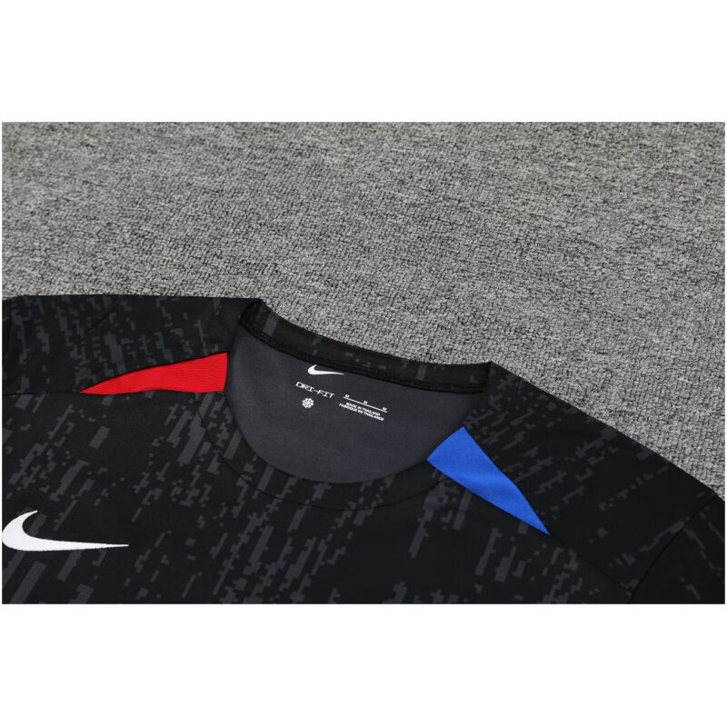 Mens PSG Short Training Suit Black II 2023/24