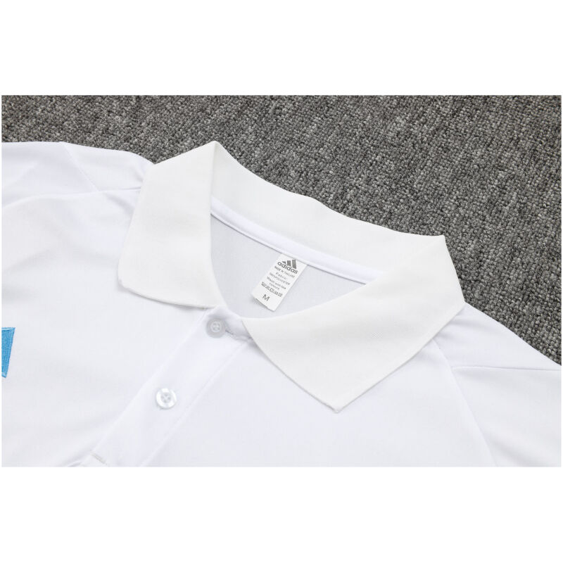 Mens Arsenal Polo Shirt White 2023/24
