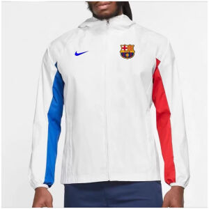 Mens Barcelona All Weather Windrunner Jacket White 2023/24
