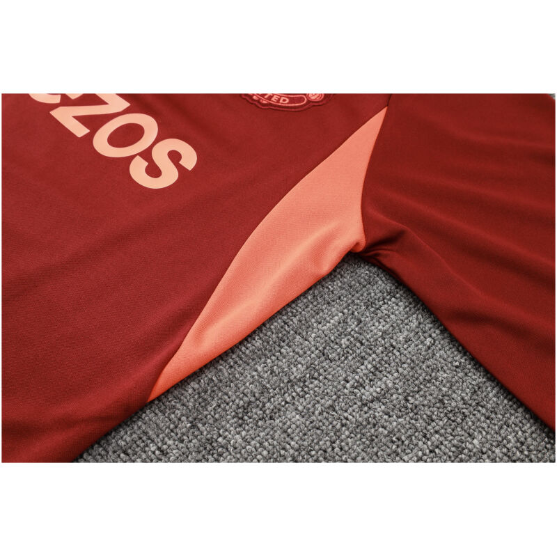 Mens Manchester United Training Suit Burgundy 2023/24