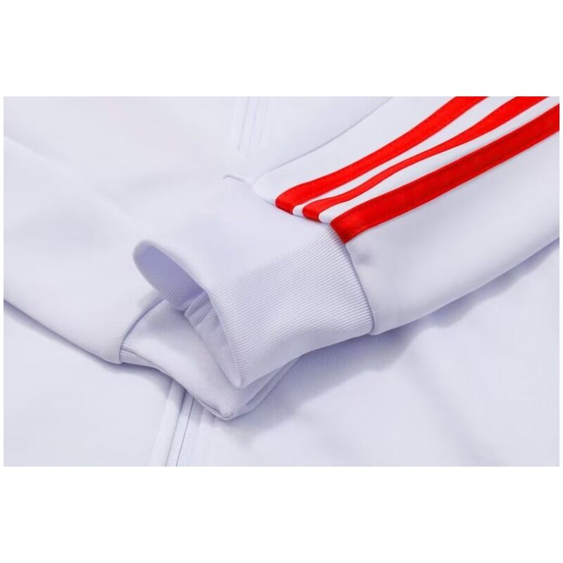 Mens Manchester United Jacket + Pants Training Suit White 2023/24