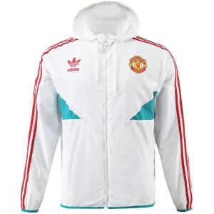 Mens Manchester United All Weather Windrunner Jacket White 2023/24