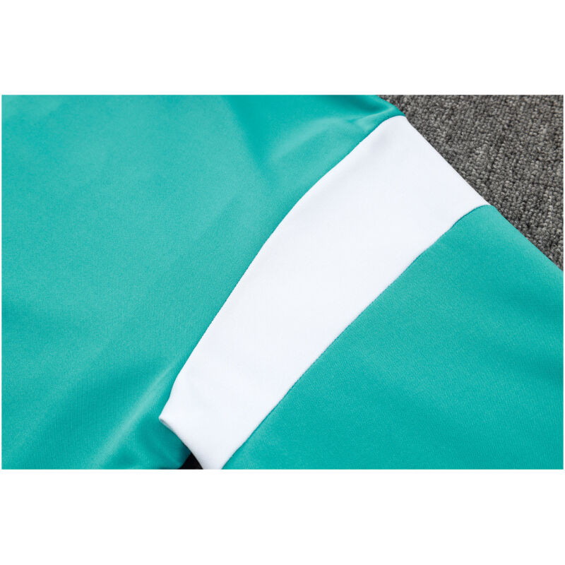 Mens Olympique Marseille Jacket + Pants Training Suit Green II 2023/24