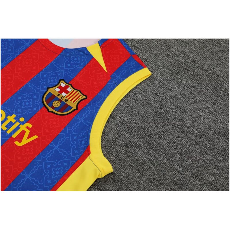 Mens Barcelona Singlet Suit Blue – Red 2023/24