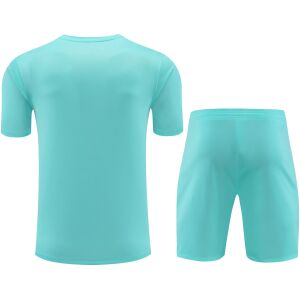 Mens Barcelona Short Training Suit Turquoise 2023/24