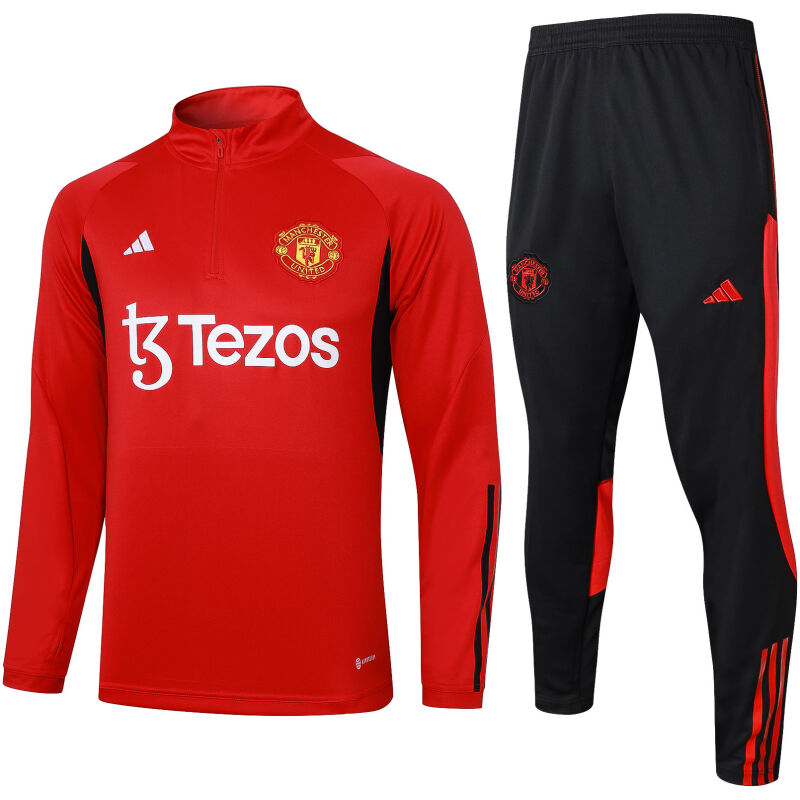 Mens Manchester United Training Suit Red II 2023/24
