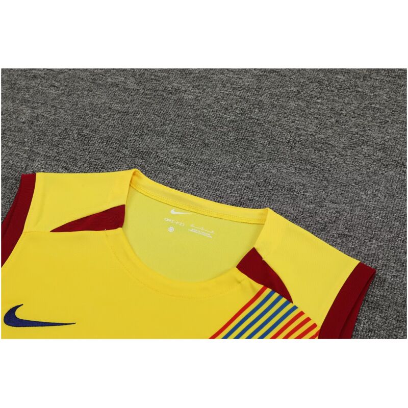 Mens Barcelona Singlet Suit Yellow 2023/24