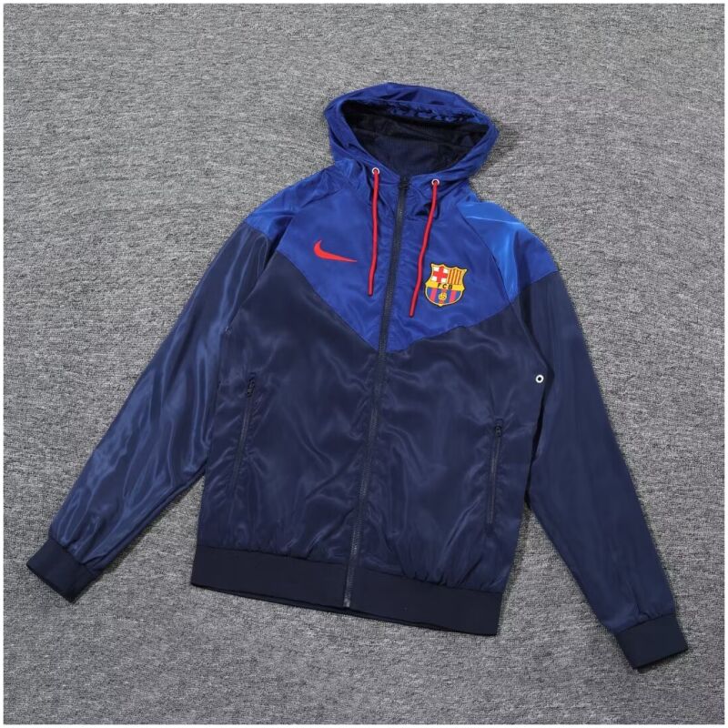 Mens Barcelona All Weather Windrunner Jacket Navy 2023/24