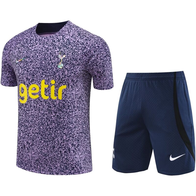 Mens Tottenham Hotspur Short Training Suit Purple 2023/24