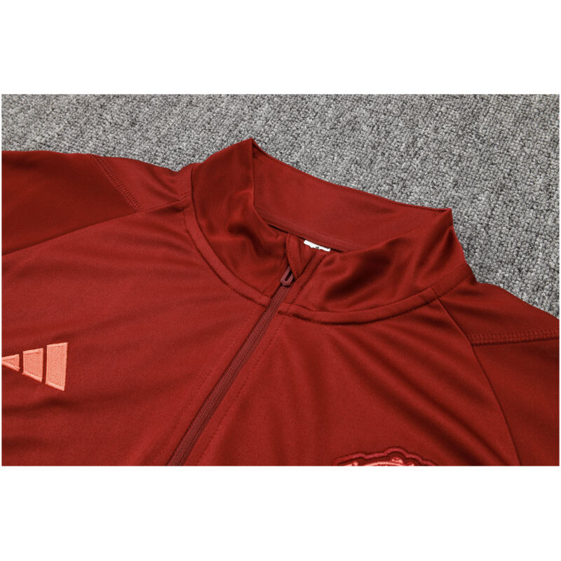 Mens Manchester United Training Suit Burgundy 2023/24