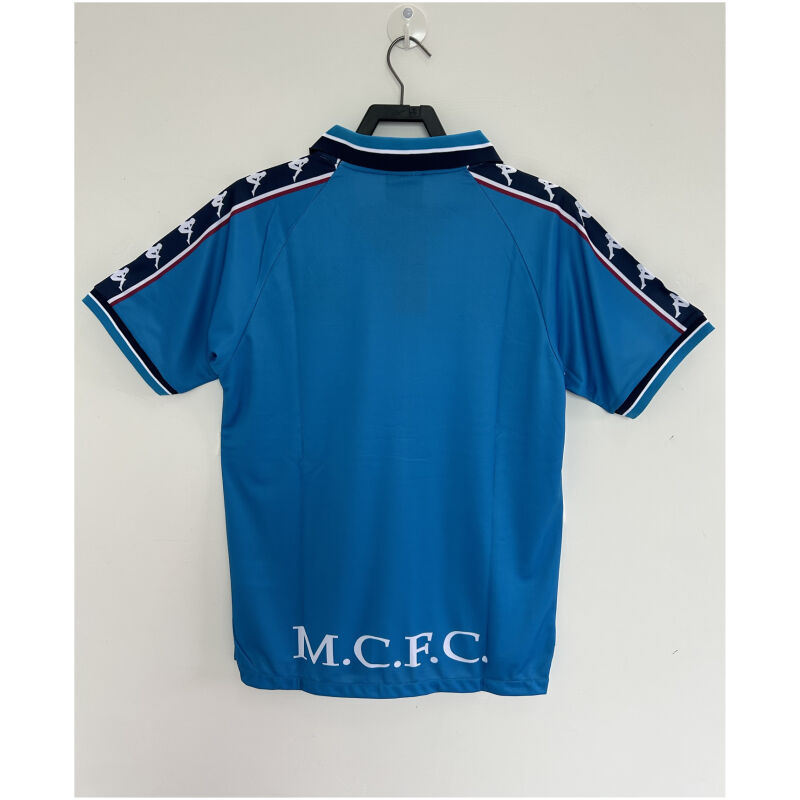 Mens Manchester City Retro Home Jersey 1997/98