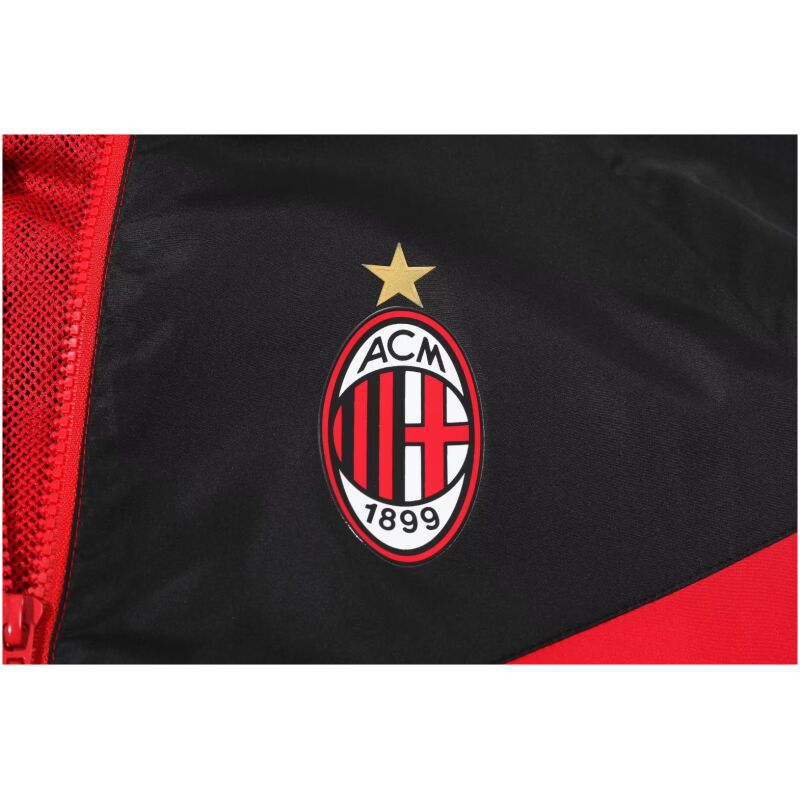 Mens AC Milan All Weather Windrunner Jacket Red 2023/24